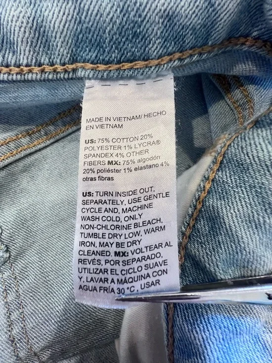 Chico's Light Blue Barrel Vibe Jean Sz 12R - Picture 5 of 6